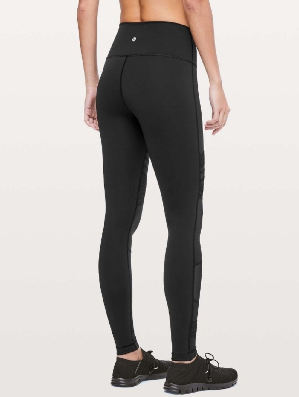 Lululemon Wunder Under High-Rise Tight *Mix & Mesh. 28" Inseam. Black. Size 4. - Picture 3 of 10